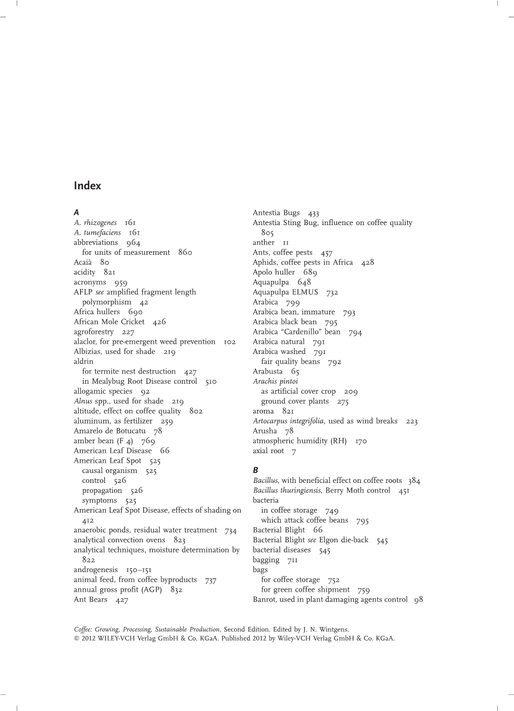 A. Rhizogenes 161 A. Tumefaciens 161 Abbreviations 964 for Units Of