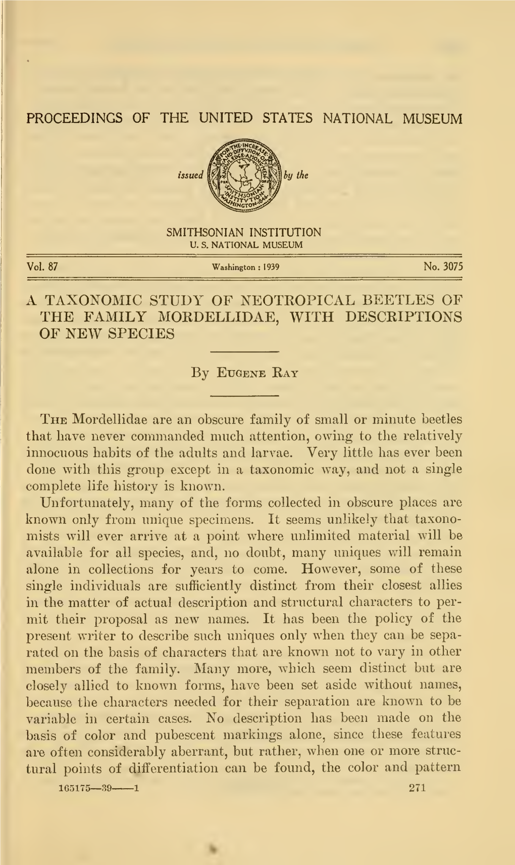 Proceedings of the United States National Museum