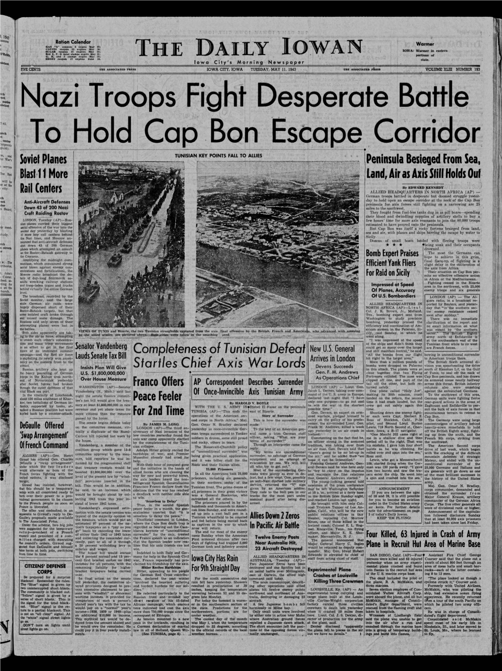 Daily Iowan (Iowa City, Iowa), 1943-05-11