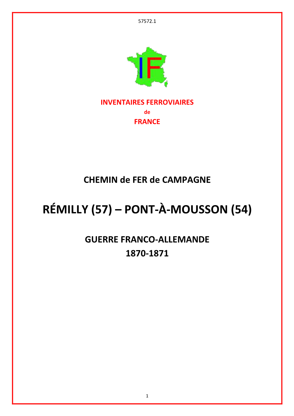 Rémilly (57) – Pont-À-Mousson (54)