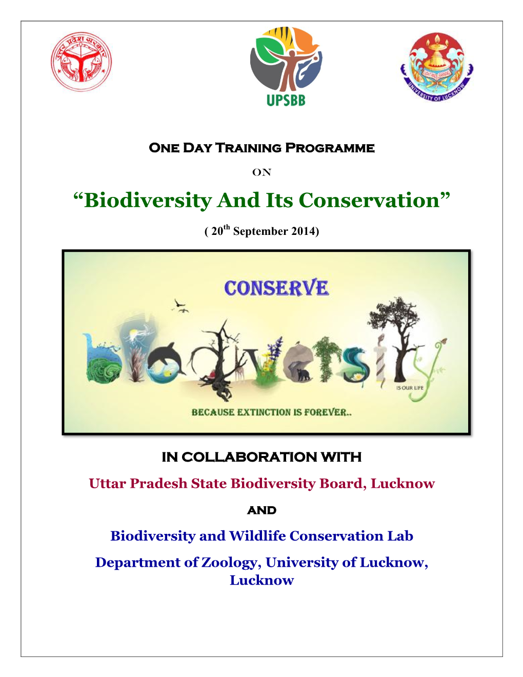 “Biodiversity and Its Conservation”