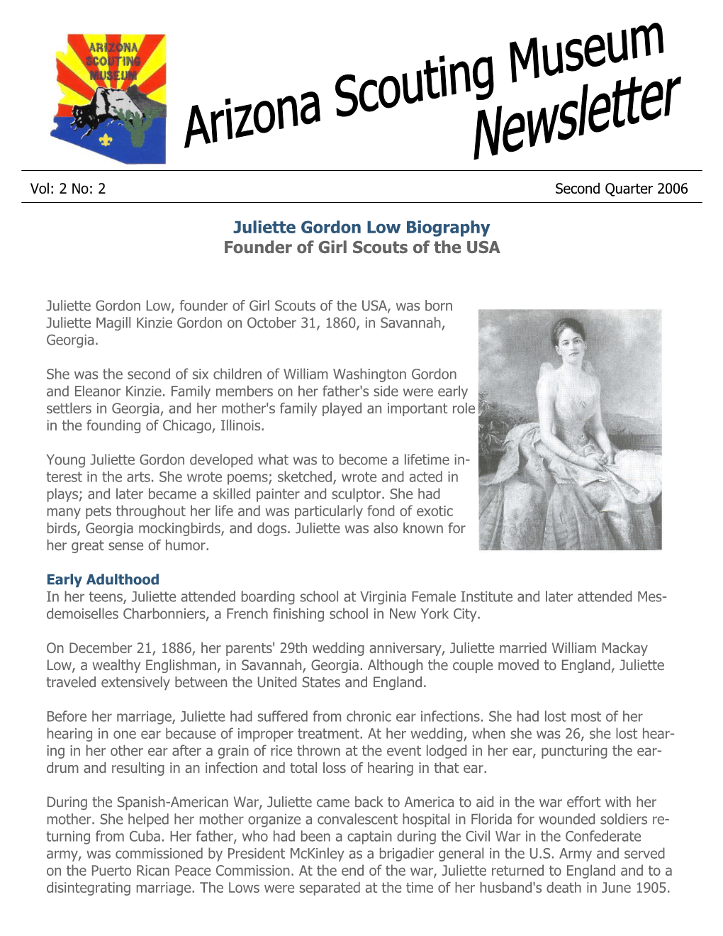 AZ Museum Newsletter