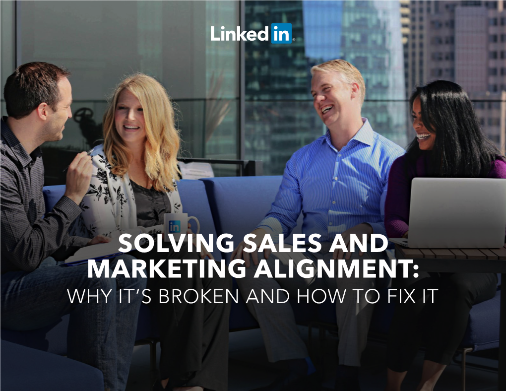 Solving Sales and Marketing Alignment