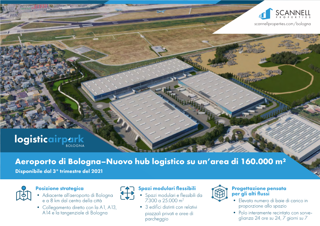 Aeroporto Di Bologna–Nuovo Hub Logistico Su Un'area Di 160.000 M²