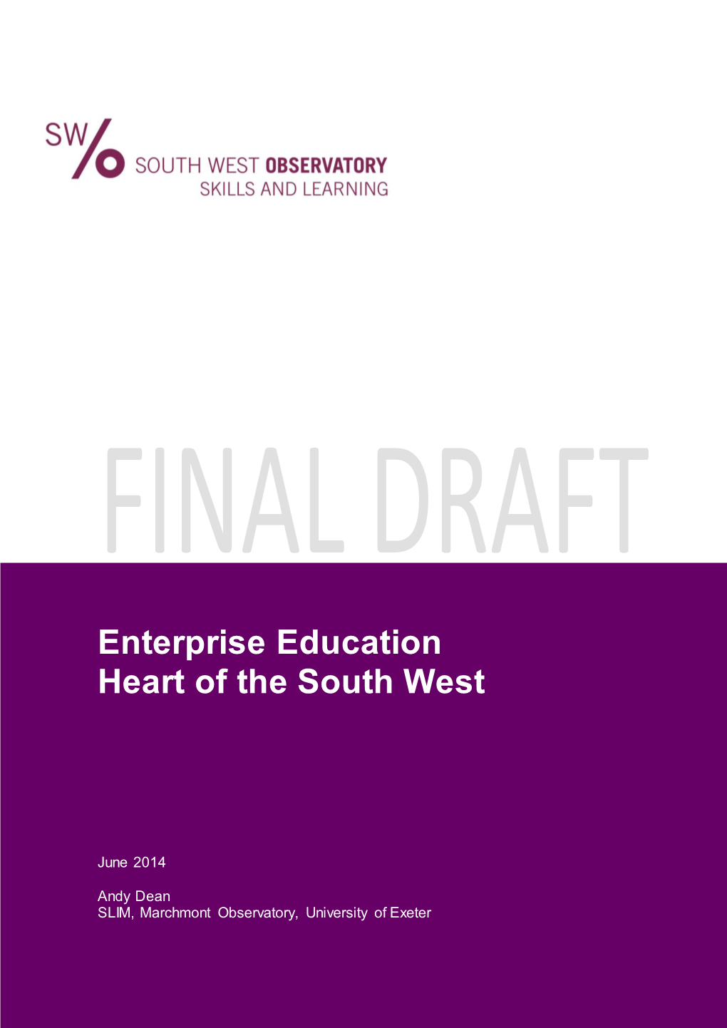 Enterprise Education Review – Questions