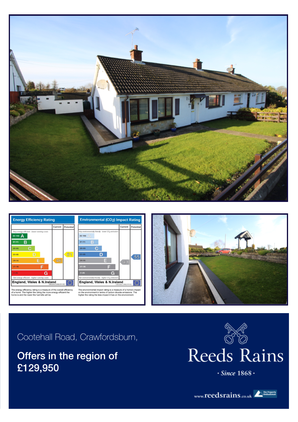 Cootehall Road, Crawfordsburn, Offers in the Region of £129,950 Cootehall Road, Crawfordsburn, Bangor, County Down Offers in the Region of £129,950