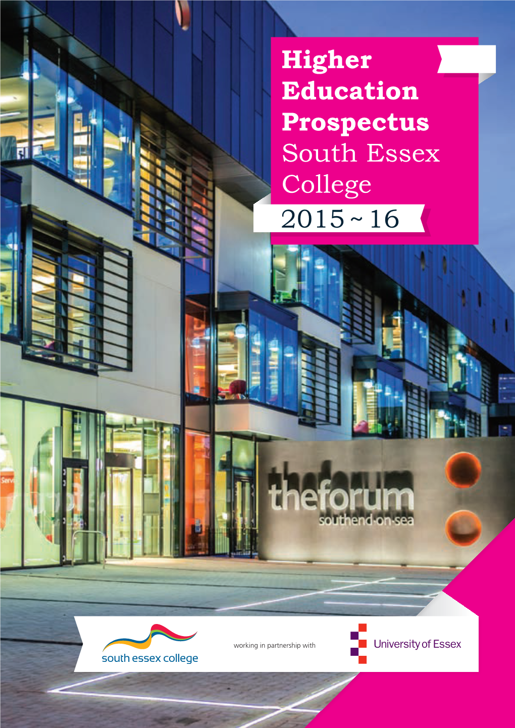 Higher Education Prospectus South Essex College