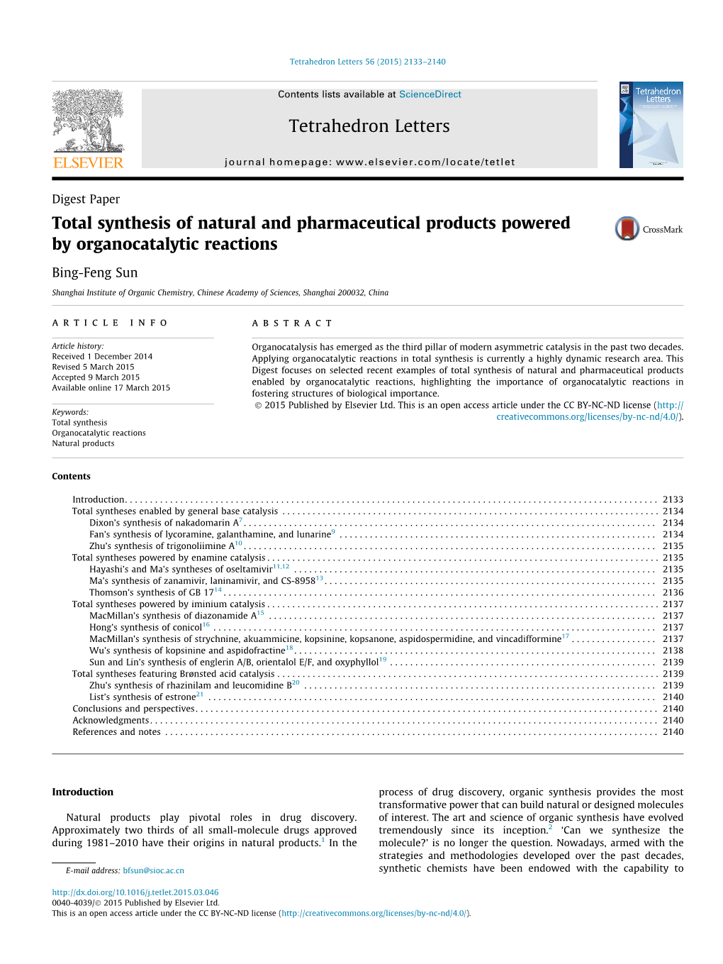 Total Synthesis of Natural and Pharmaceutical Products Powered by Organocatalytic Reactions