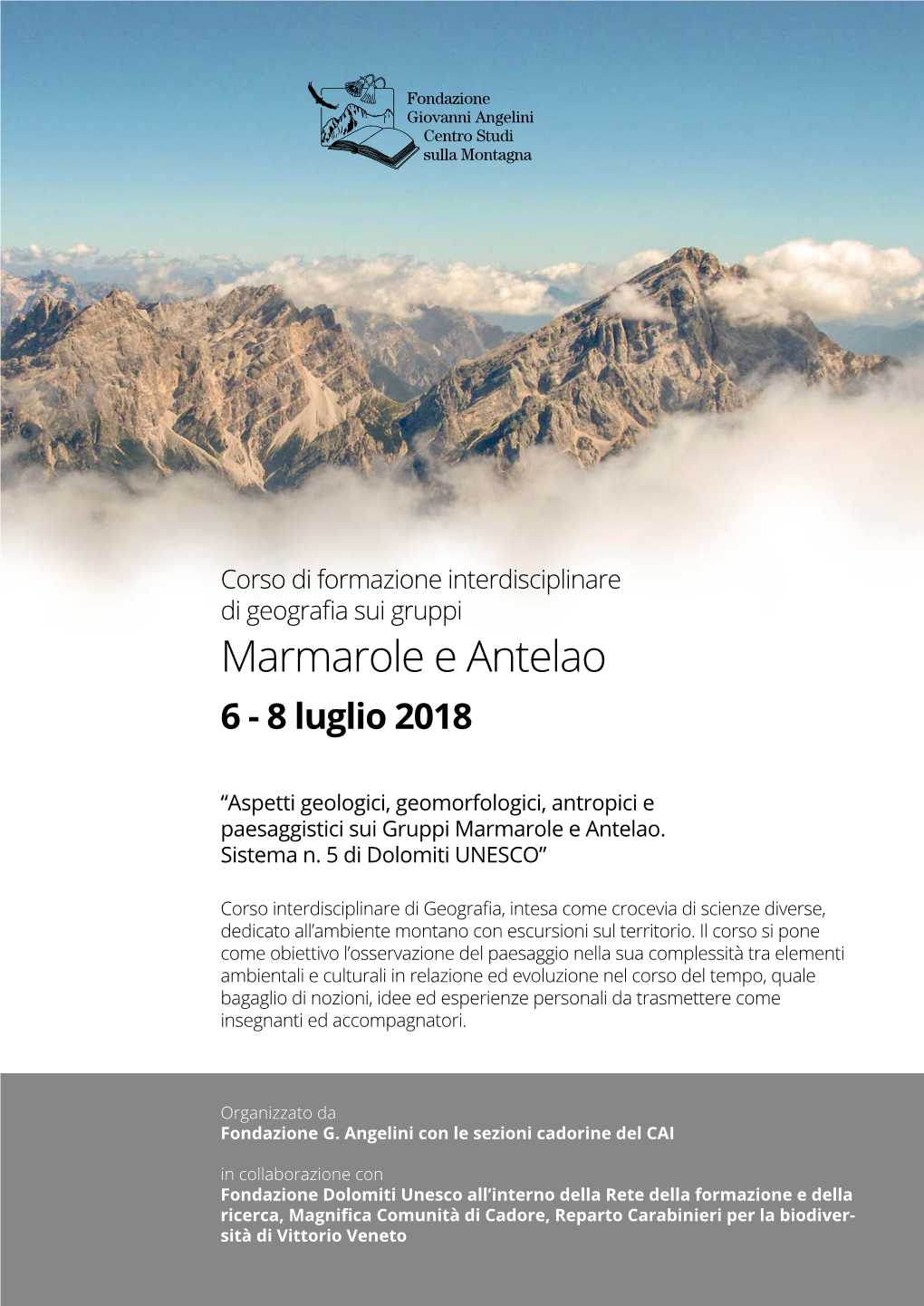 Marmarole E Antelao 6 - 8 Luglio 2018