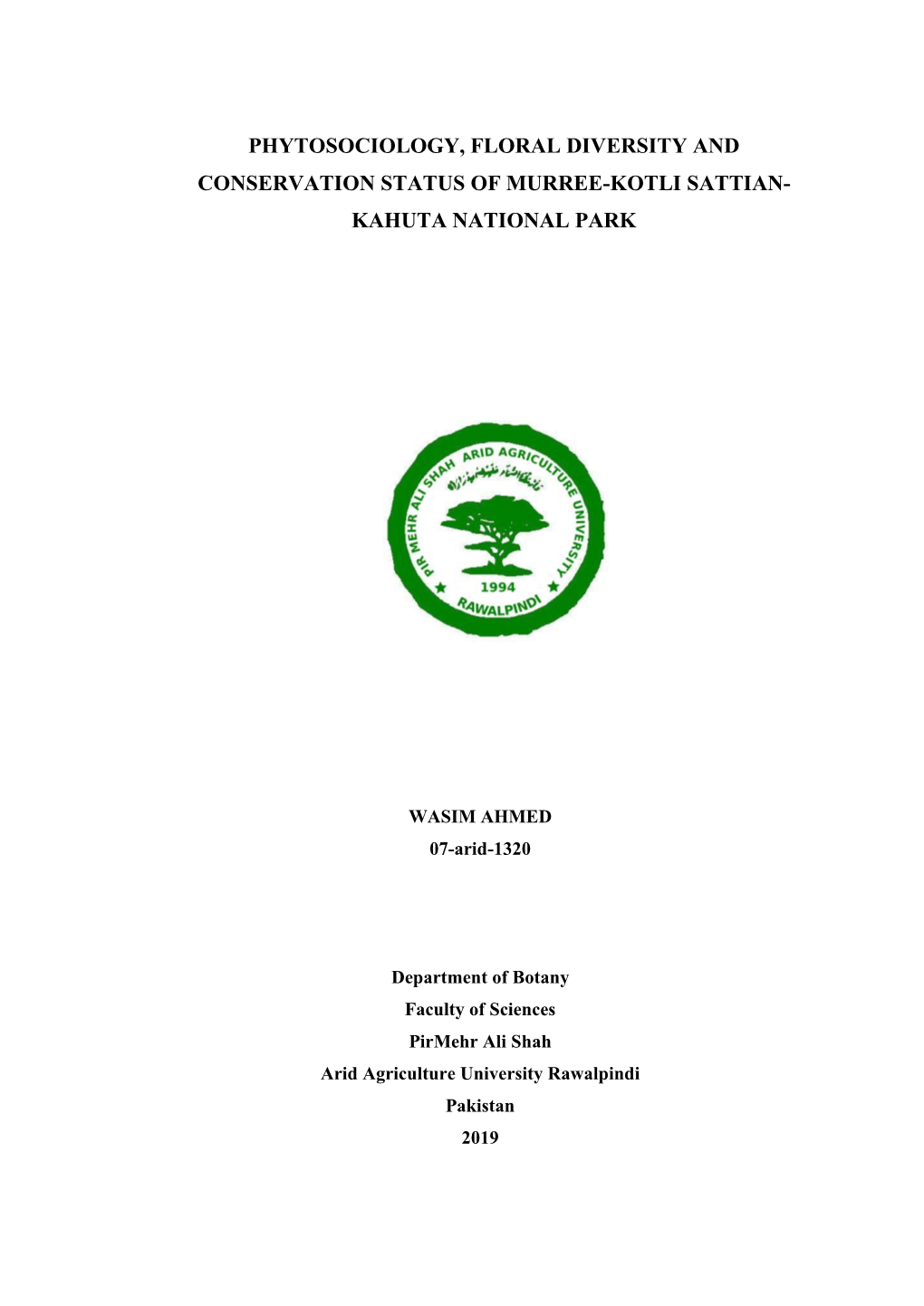 Kahuta National Park