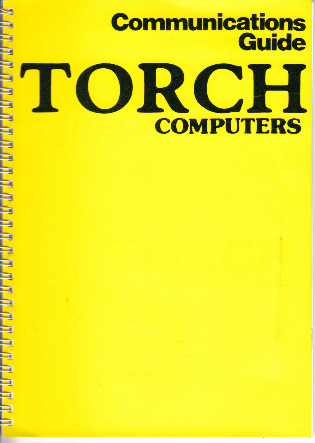 Communications Guide COMPUTERS