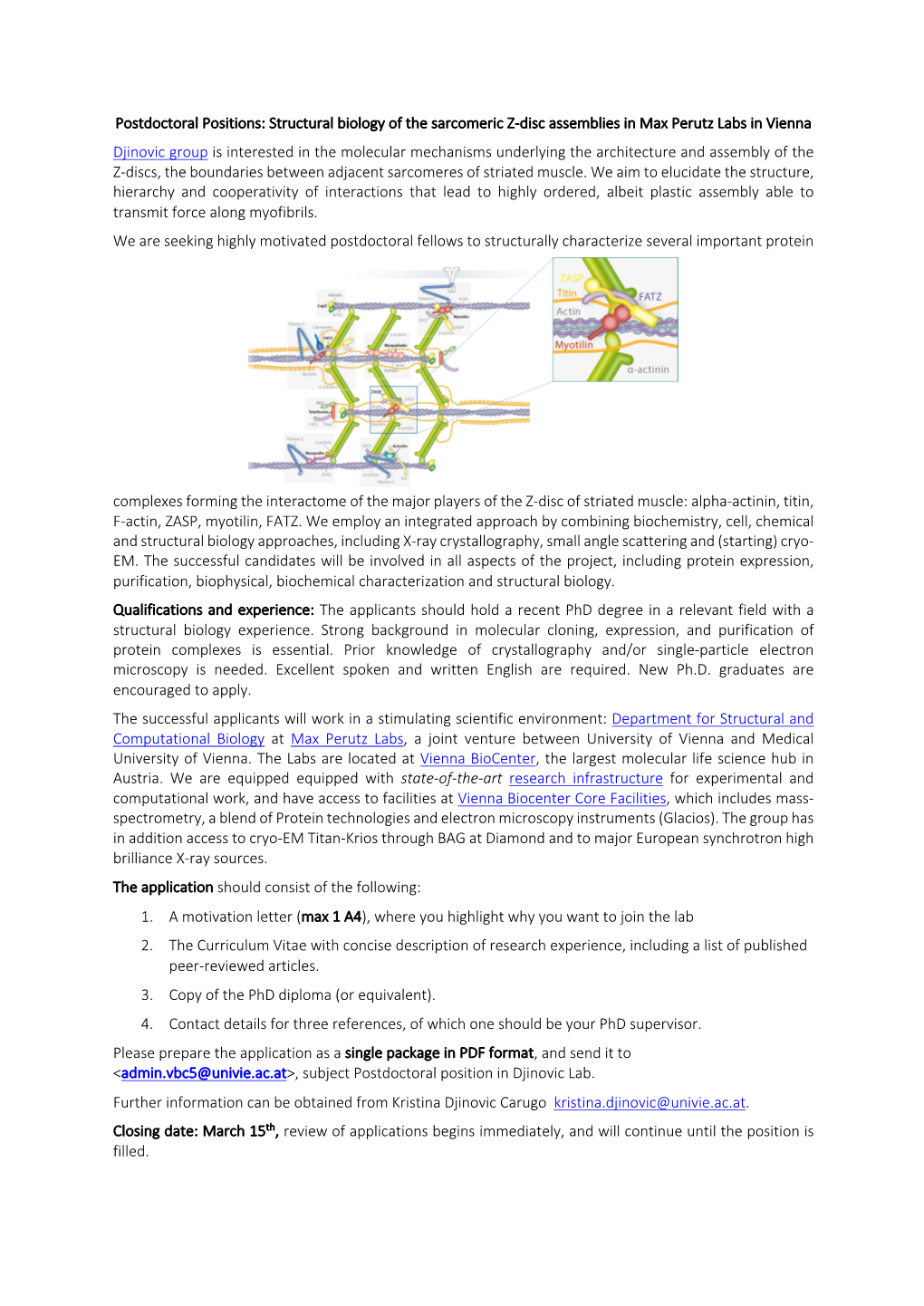 Structural Biology of the Sarcomeric Z-Disc Assemblies in Max