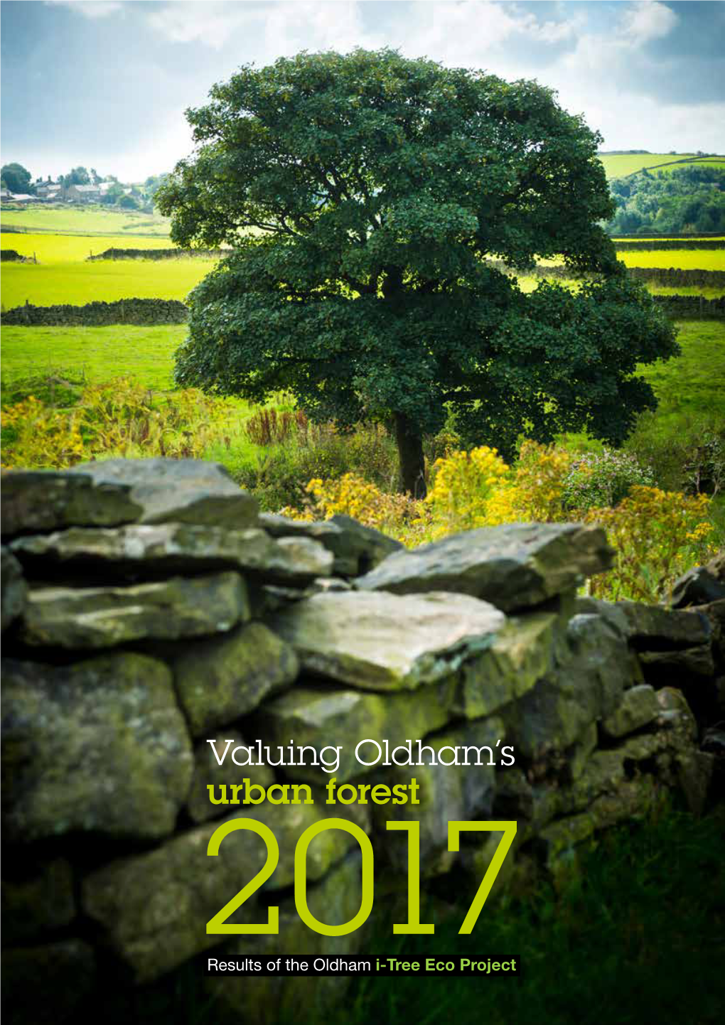 Urban Forest 2017 Results of the Oldham I-Tree Eco Project the Best Time to Plant a Tree Was 20 Years Ago