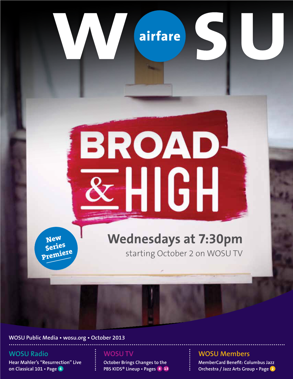 Wednesdays at 7:30Pm Series Premiere Starting October 2 on WOSU TV