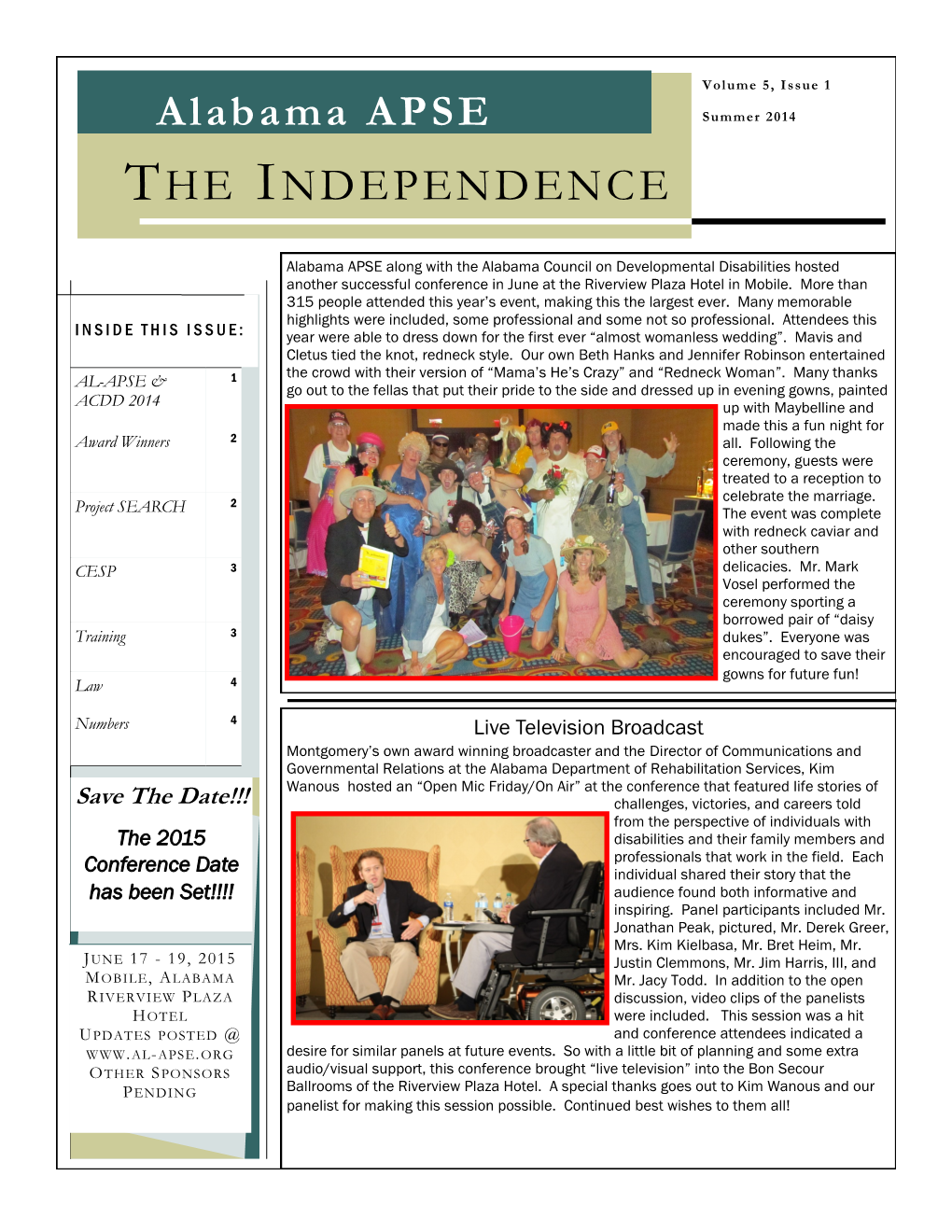 Summer Newsletter 2014