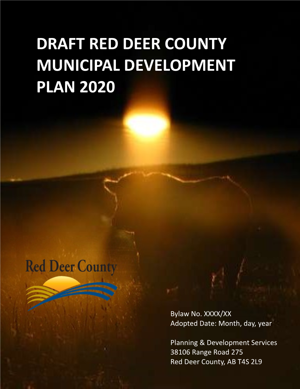 Draft Red Deer County Municipal Development Plan 2020