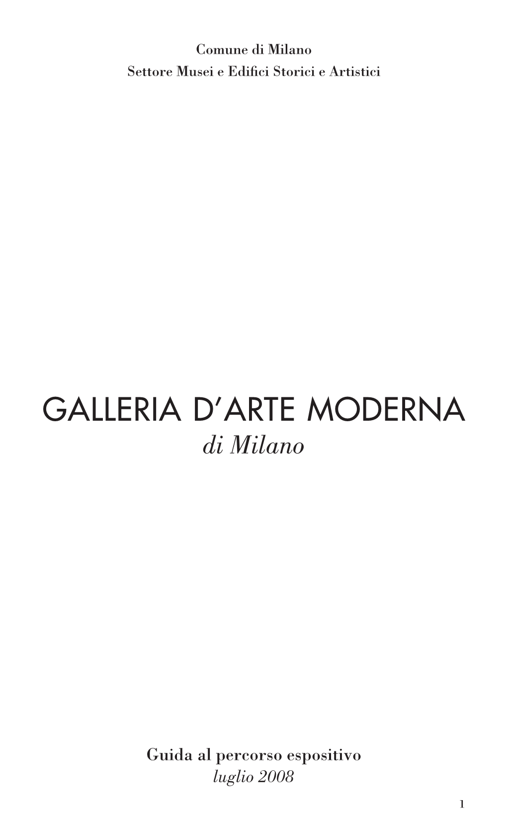 Galleria D'arte Moderna