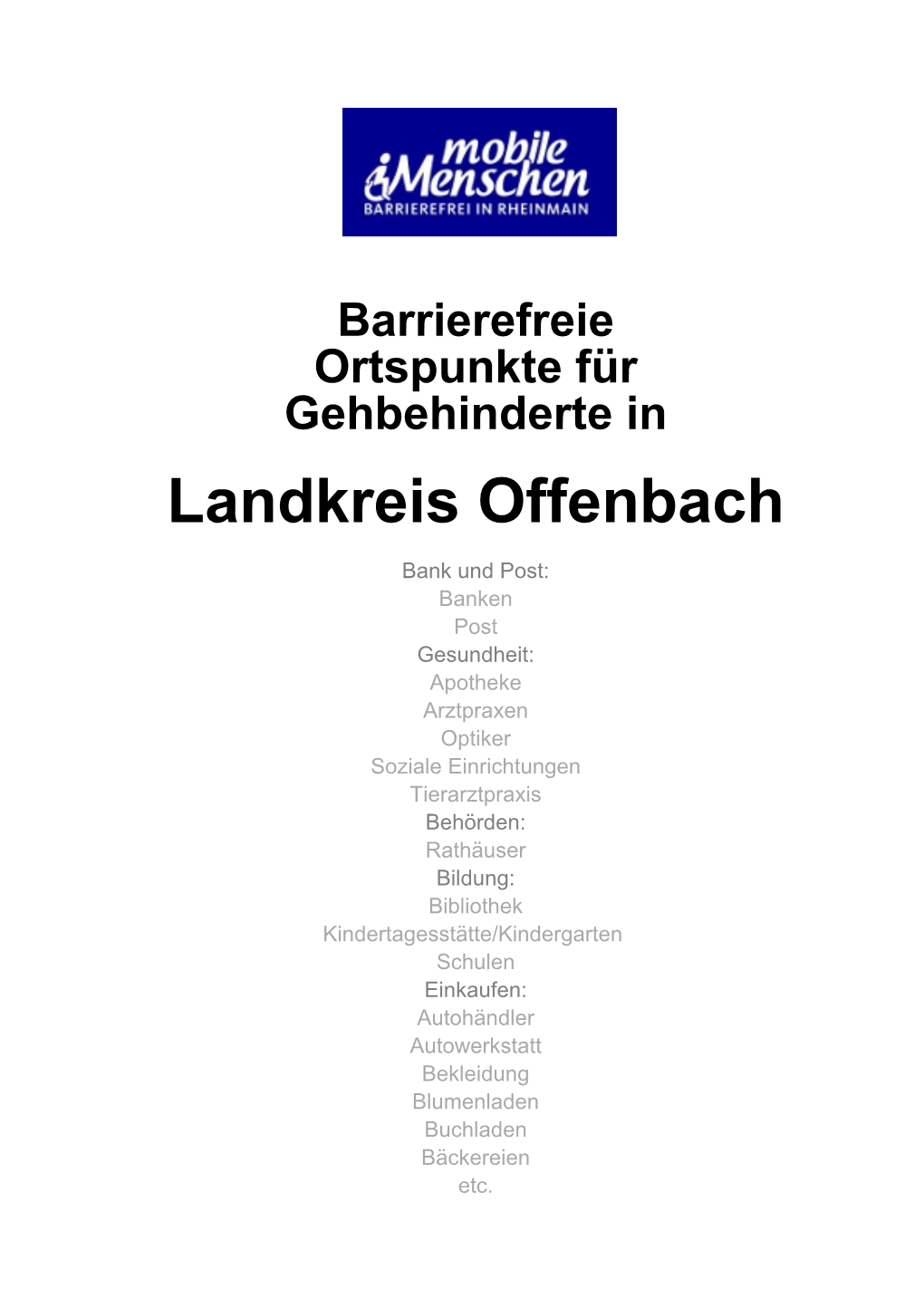 Landkreis Offenbach