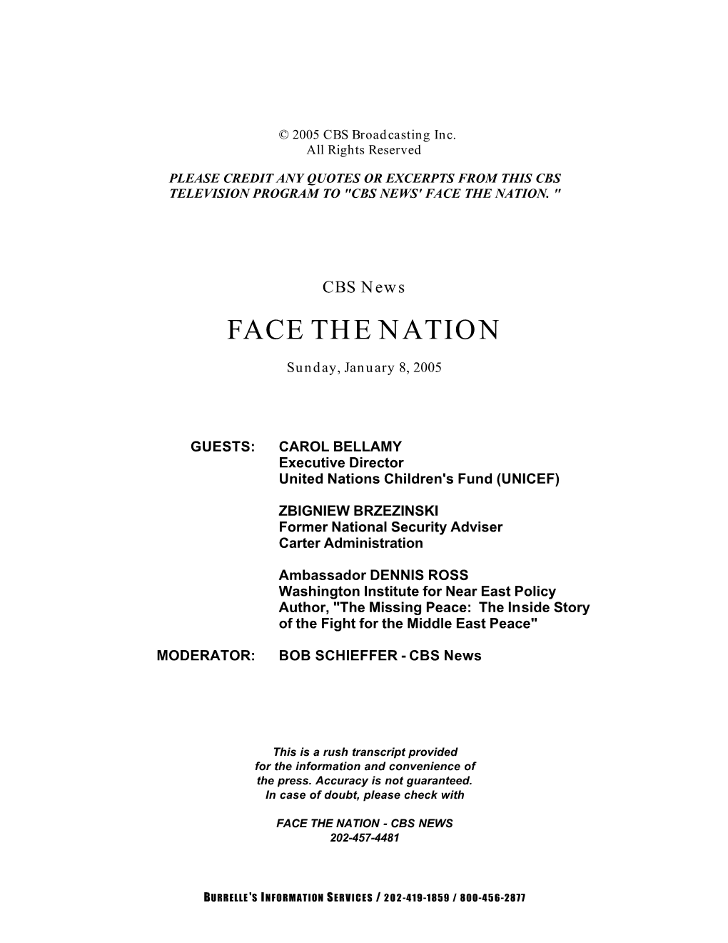 Face the Nation