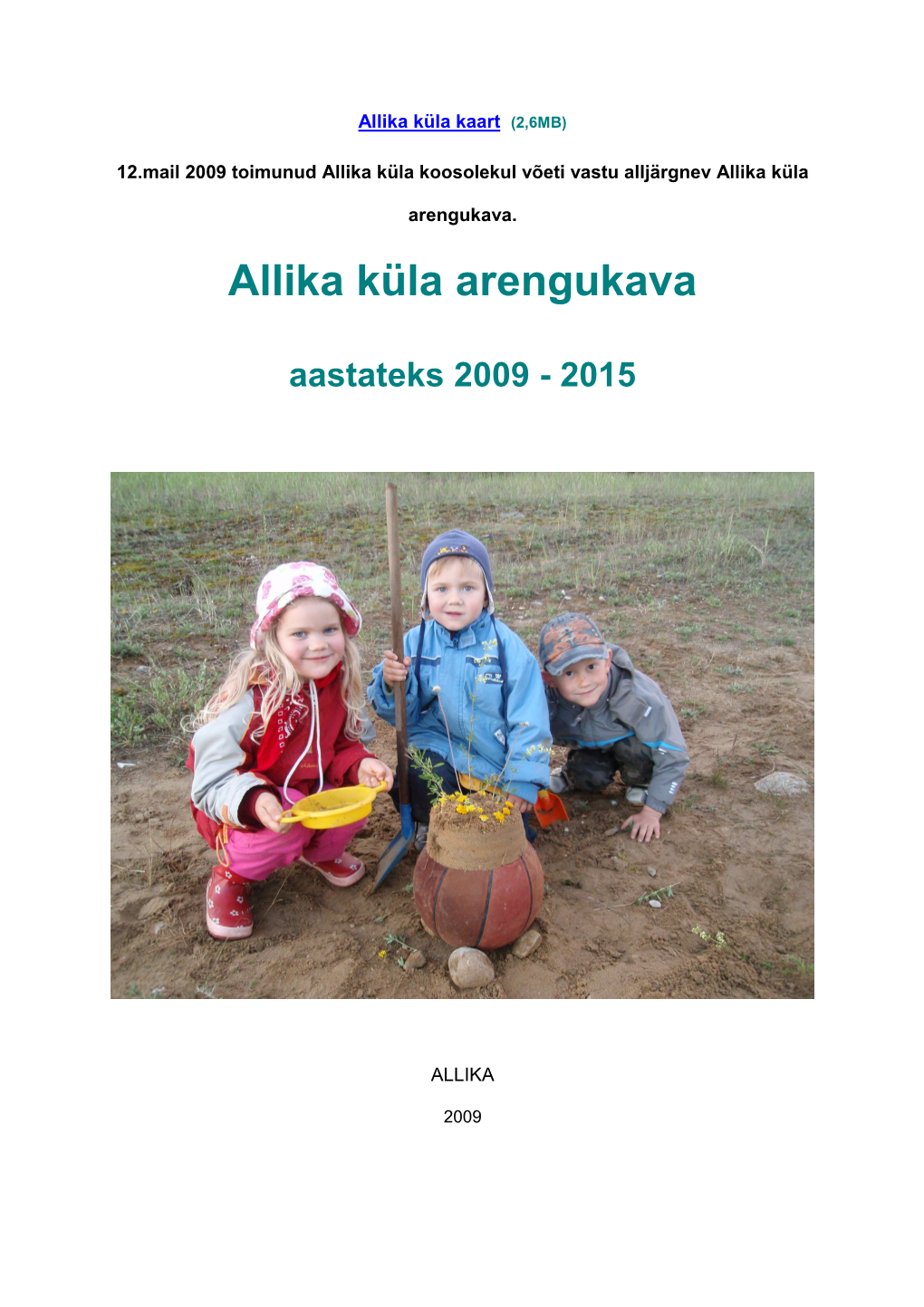 Allika Küla Arengukava