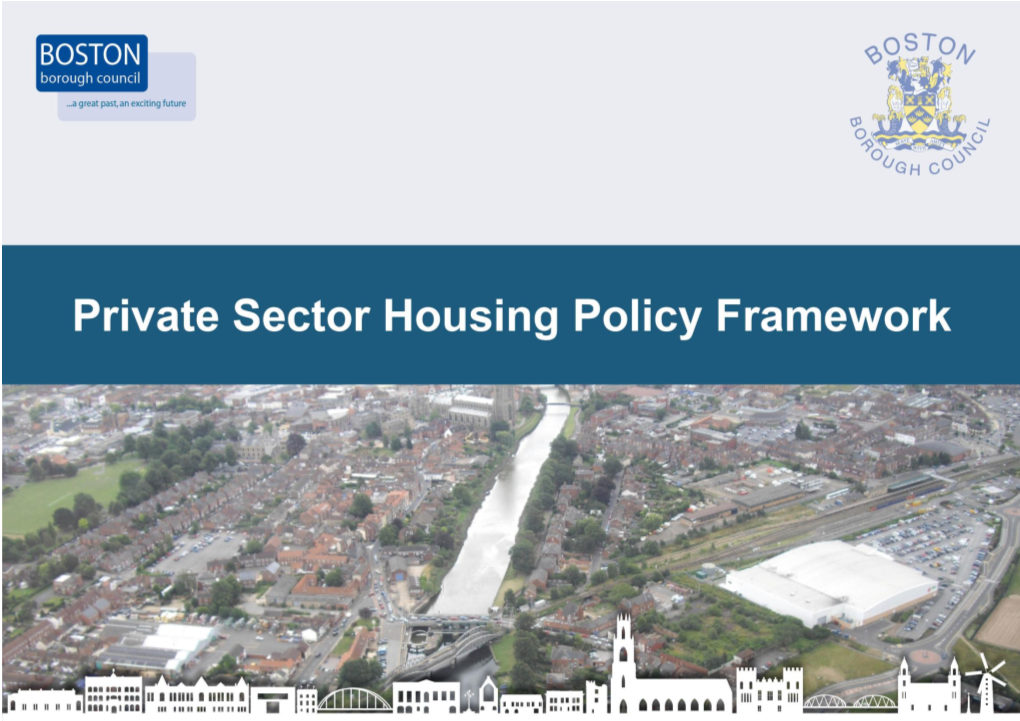 Private Sector Housing Policy Framework 2018