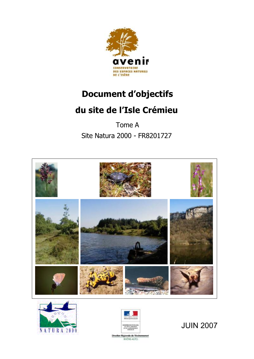 Document D'objectifs Du Site De L'isle Crémieu