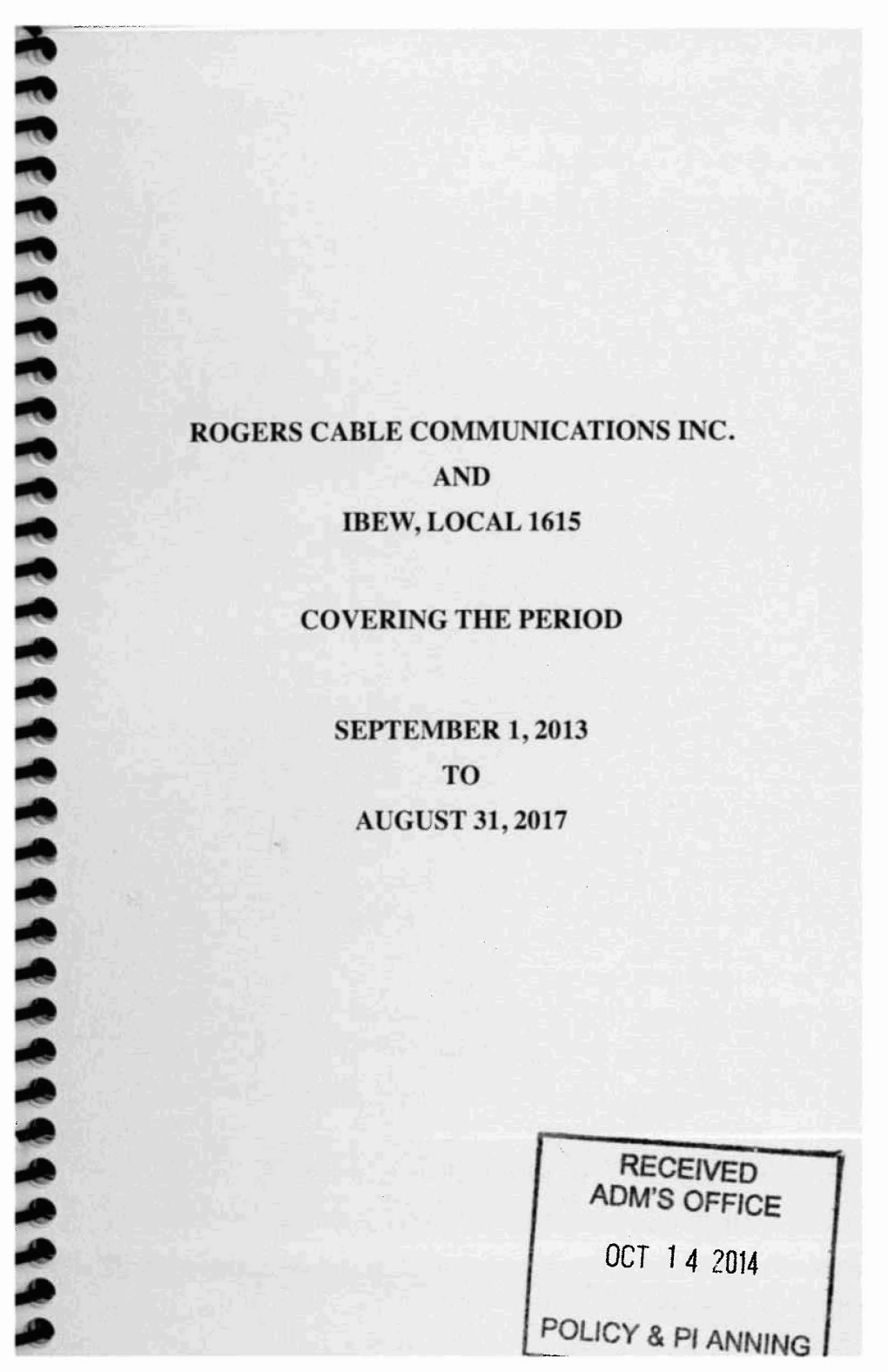 Rogers Collective Agreement
