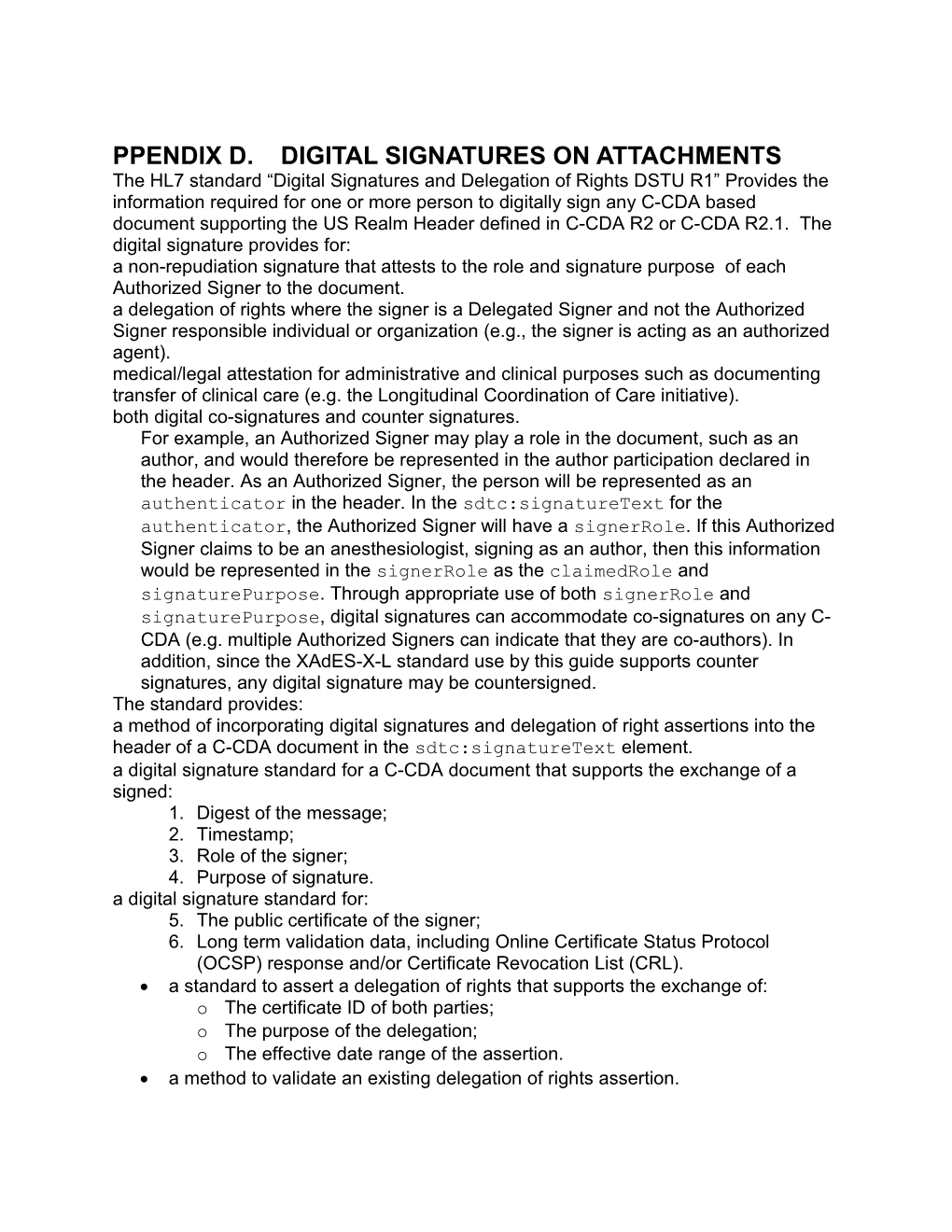 1 Digital Signatures on Attachments