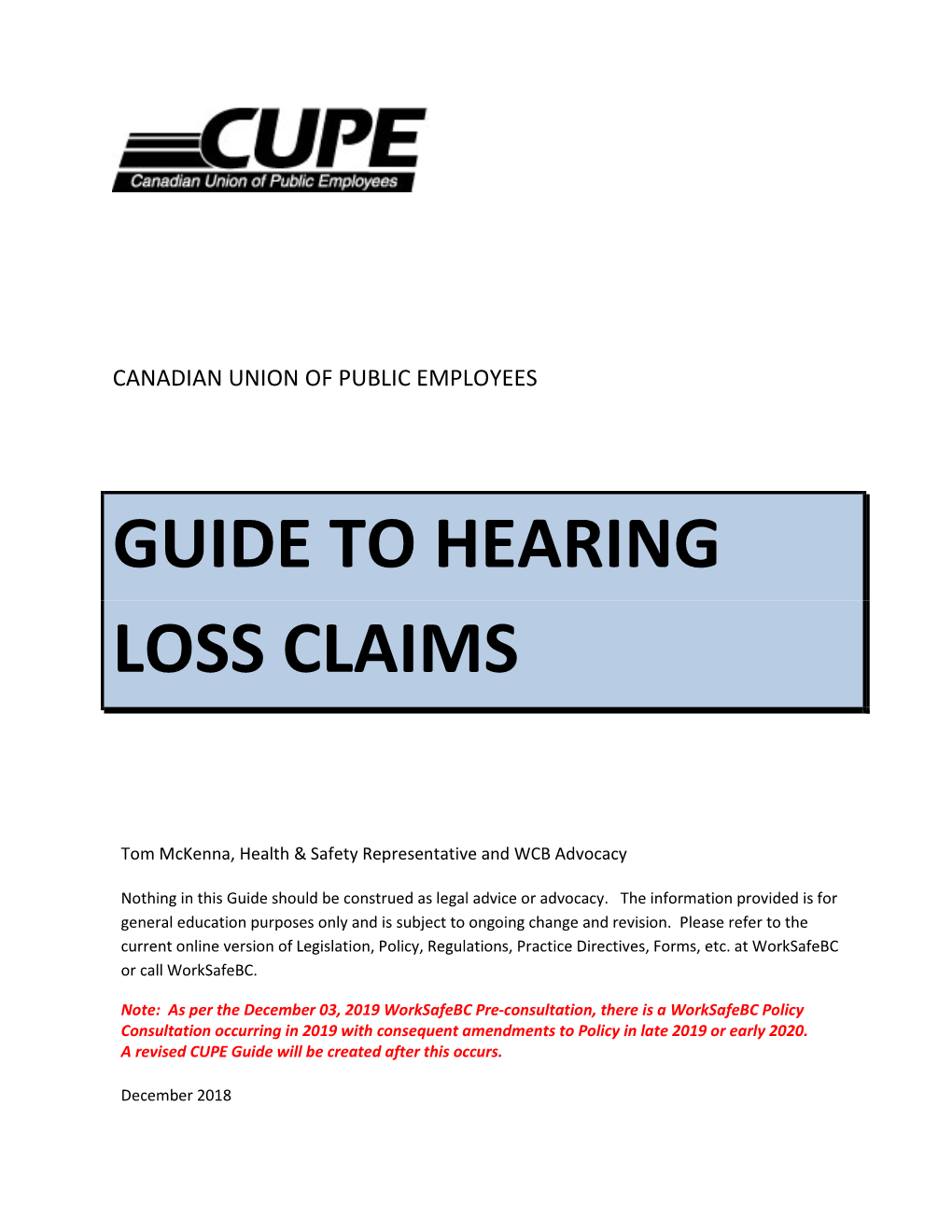 Guide to Hearing Loss Claims