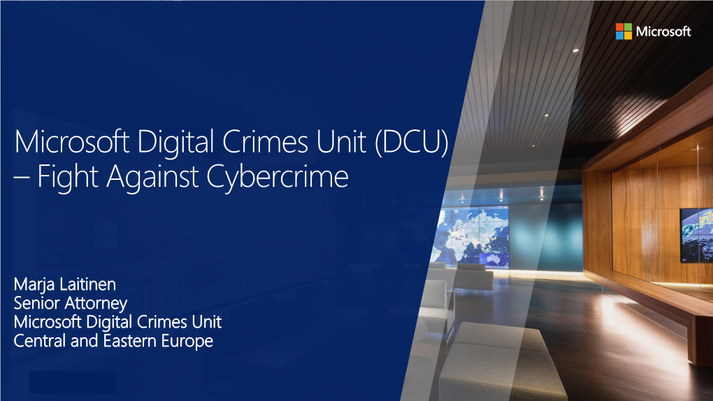 DCU) – Fight Against Cybercrime