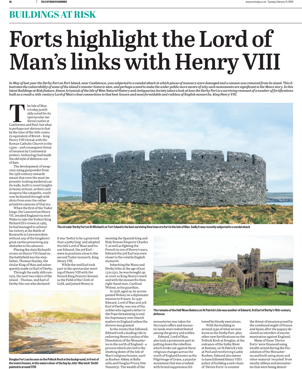 Henry VIII Era Forts on the Isle Of