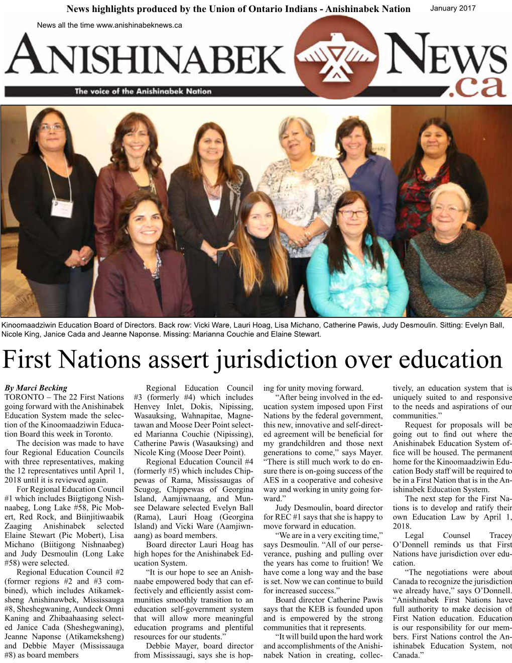 First Nations Assert Jurisdiction Over Education
