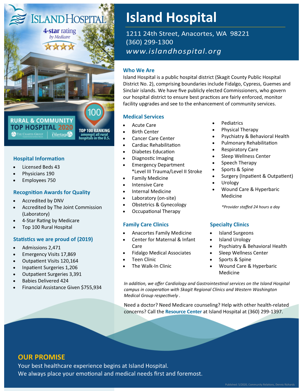 Print Fact Sheet for Island Hospital