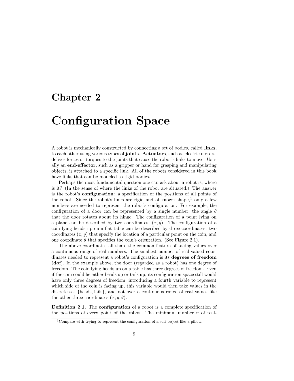 Configuration Space