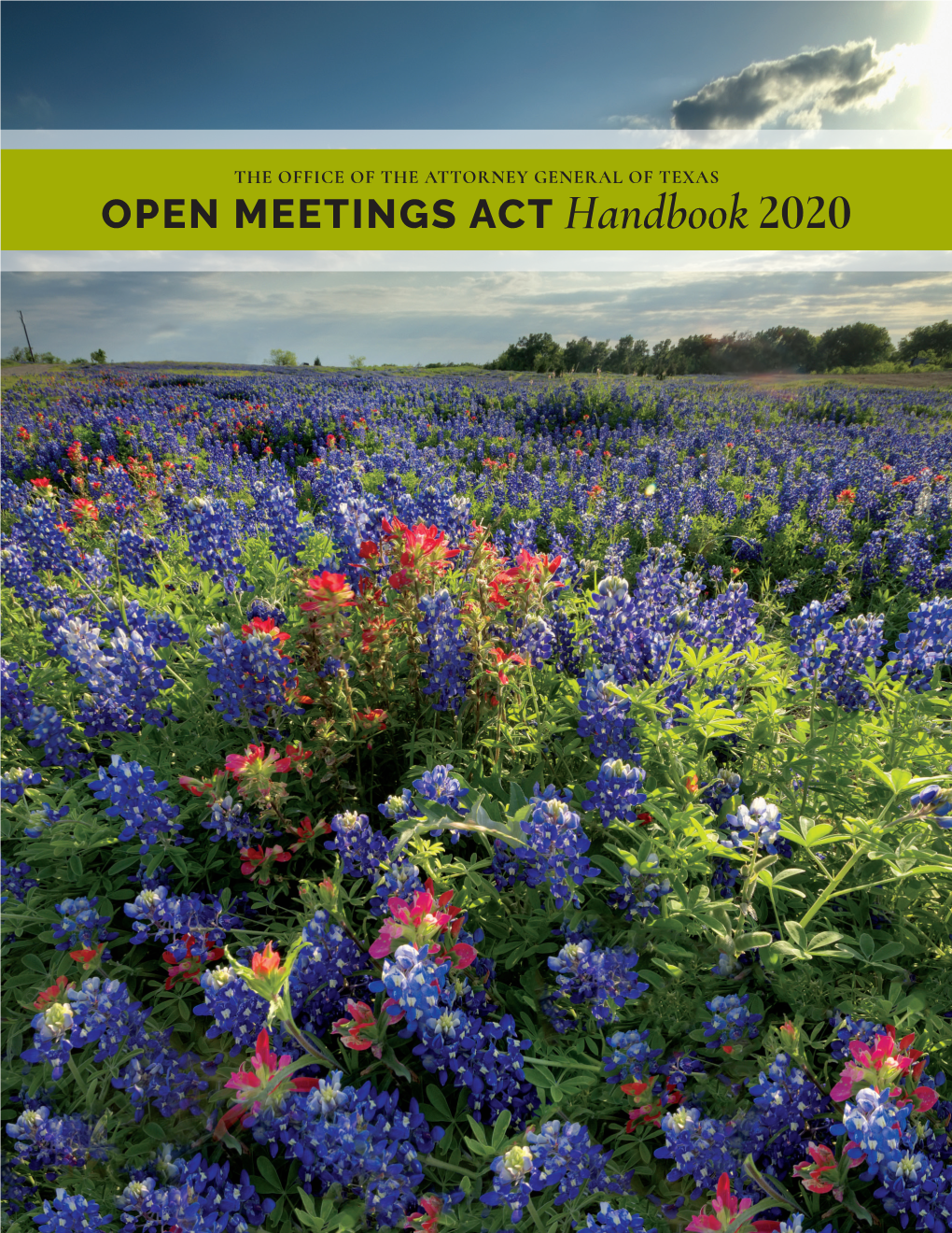 OPEN MEETINGS ACT Handbook 2020
