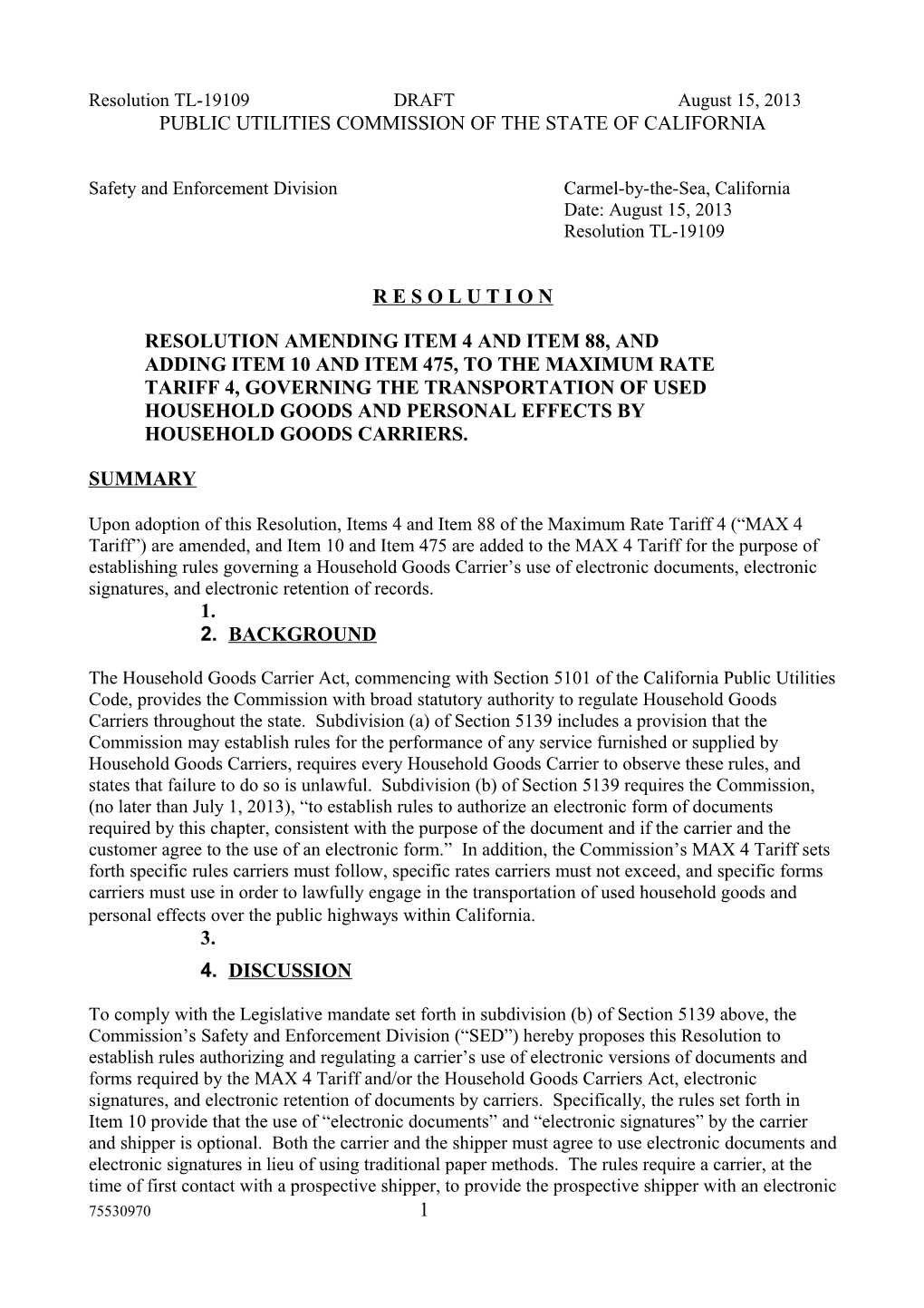 Public Utilities Commission of the State of California s61