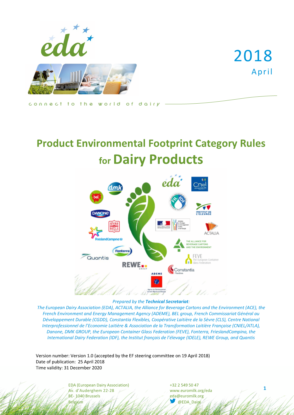 Dairy Product Environmental Footprint