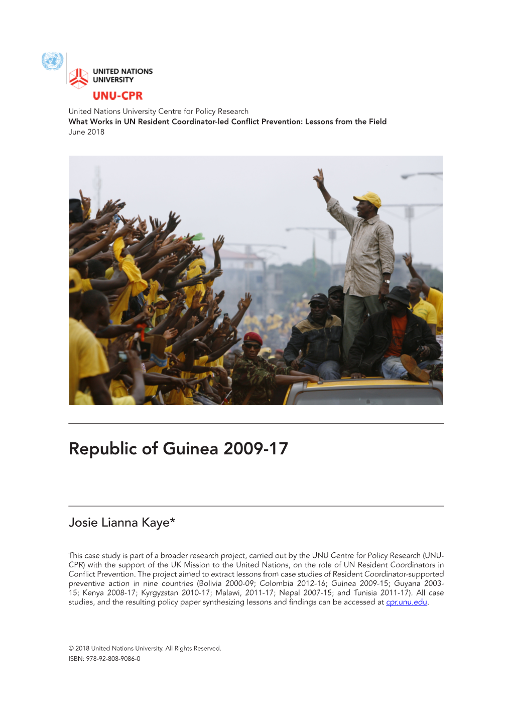 Republic of Guinea 2009-17