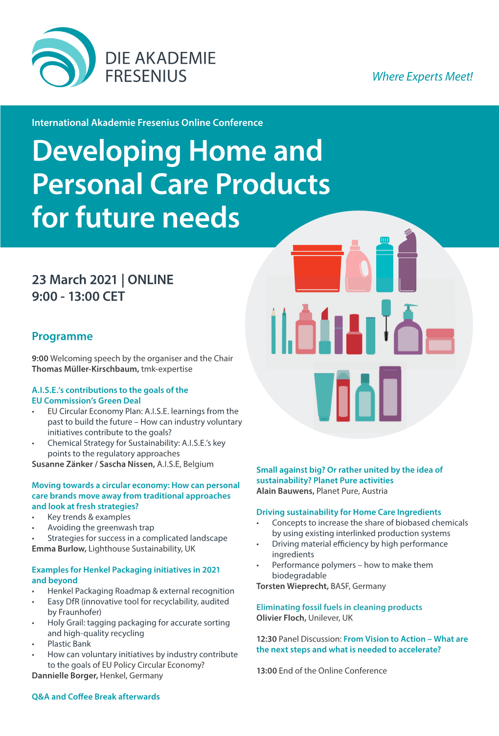 Developing Home and Personal Care Products for Future Needs