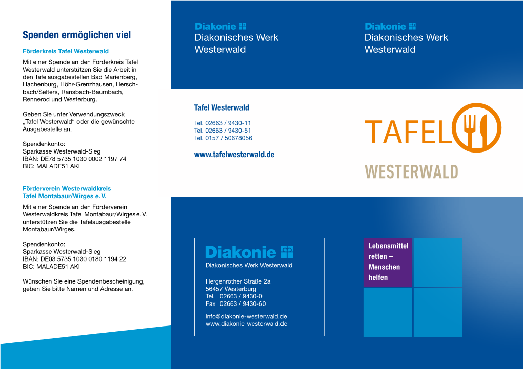 Tafel Westerwald