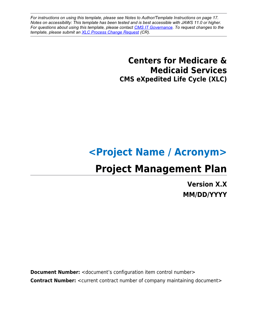 Project Management Plan