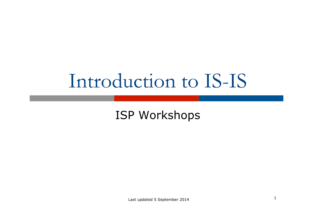 05-ISIS-Introduction.Pdf
