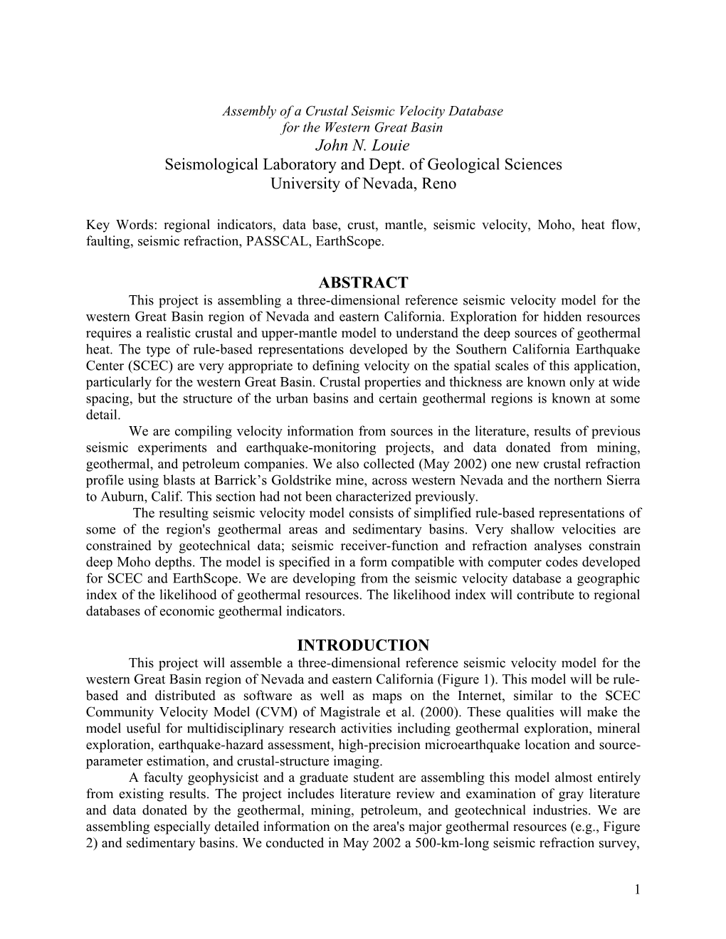 Assembly of a Crustal Seismic Velocity Database