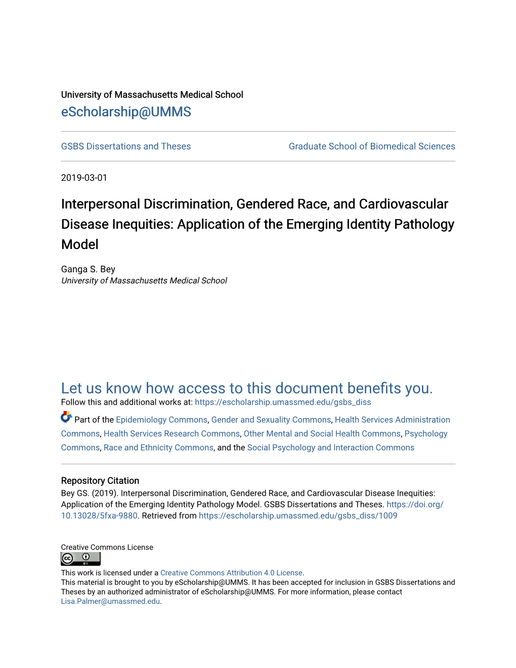 Interpersonal Discrimination, Gendered Race, and Cardiovascular Disease Inequities: Application of the Emerging Identity Pathology Model