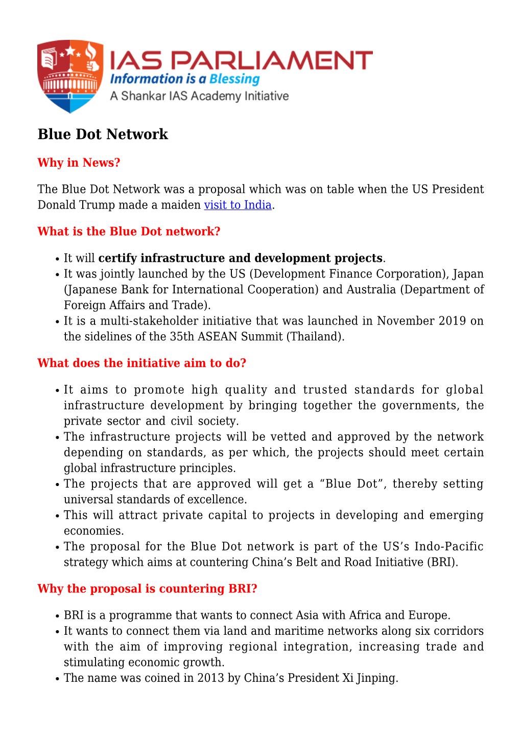 Blue Dot Network