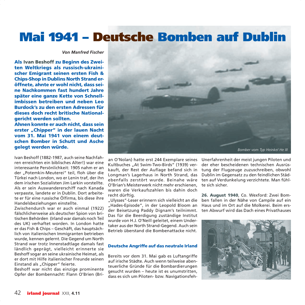 Irland Journal 4-11 Seiten 042-045 Bomben Auf Dublin.Pmd