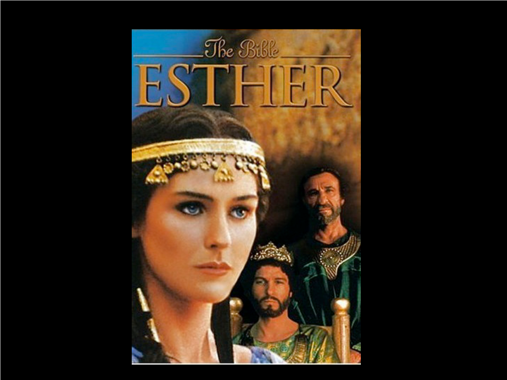 Esther (Week 3)