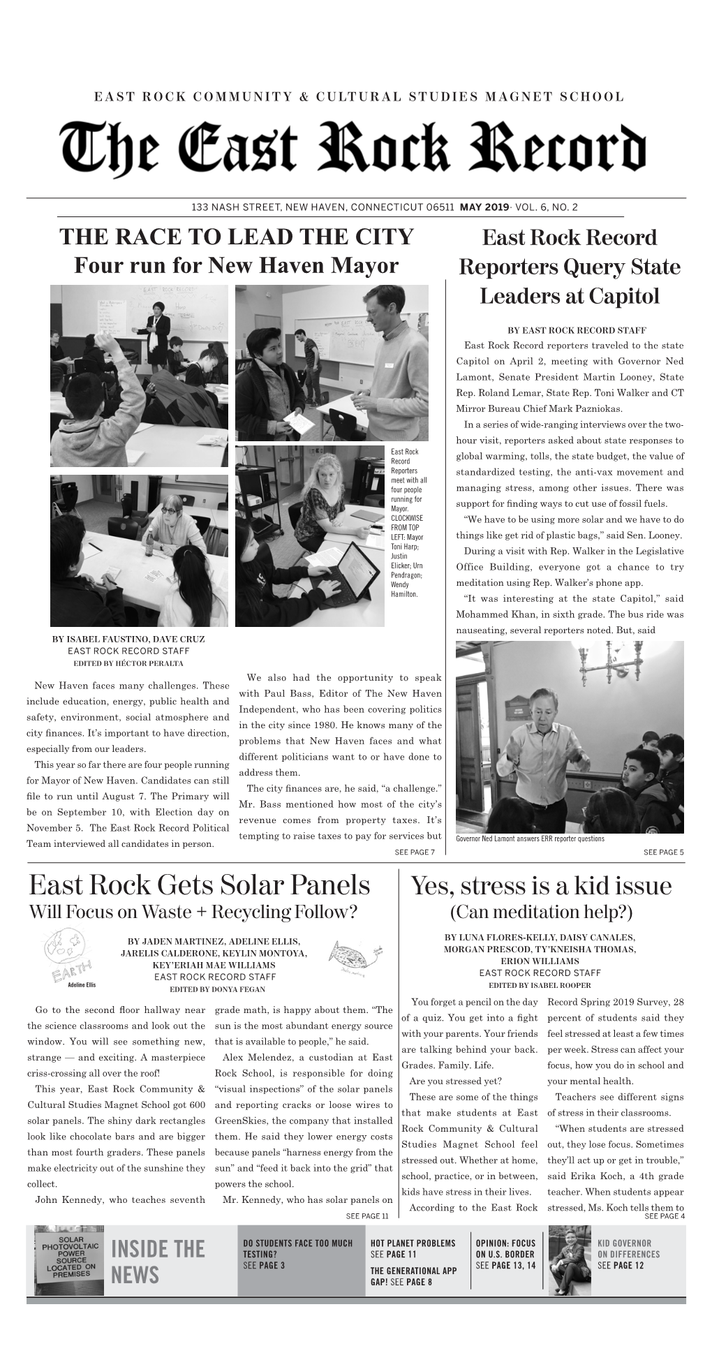 East Rock Record May 2019