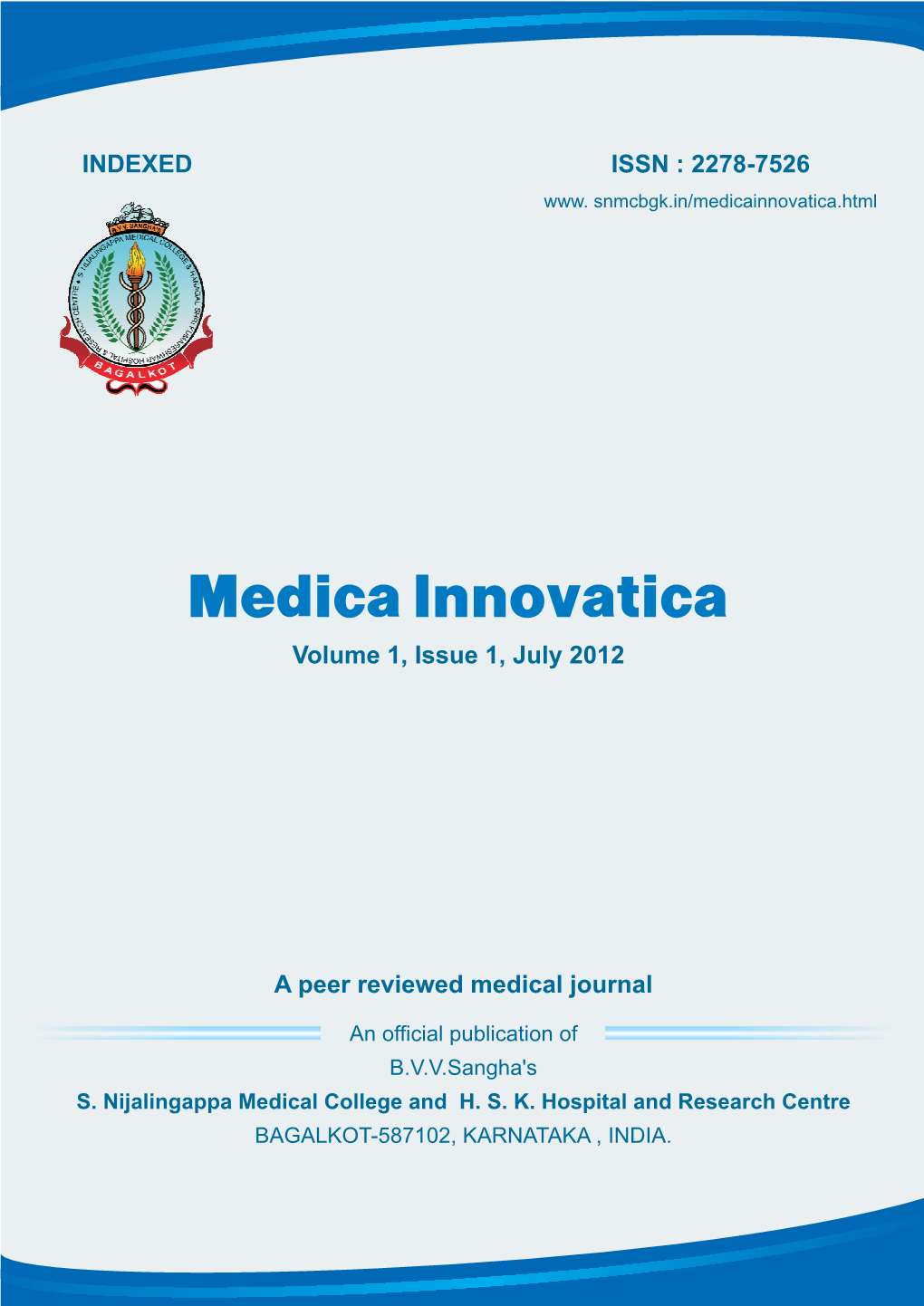Medicainnovatica (SNMC Official Journal)