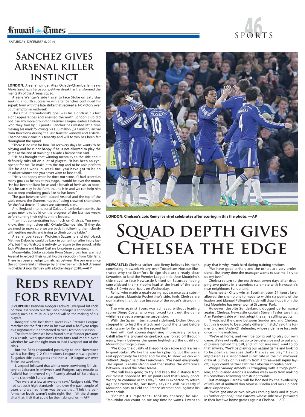 Squad Depth Gives Chelsea the Edge